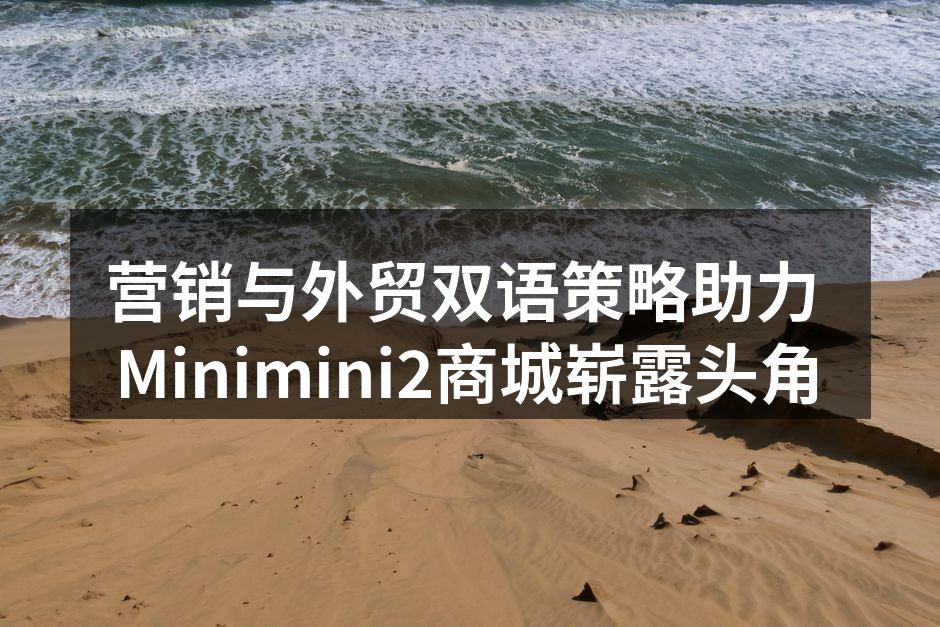 营销与外贸双语策略助力 Minimini2商城崭露头角